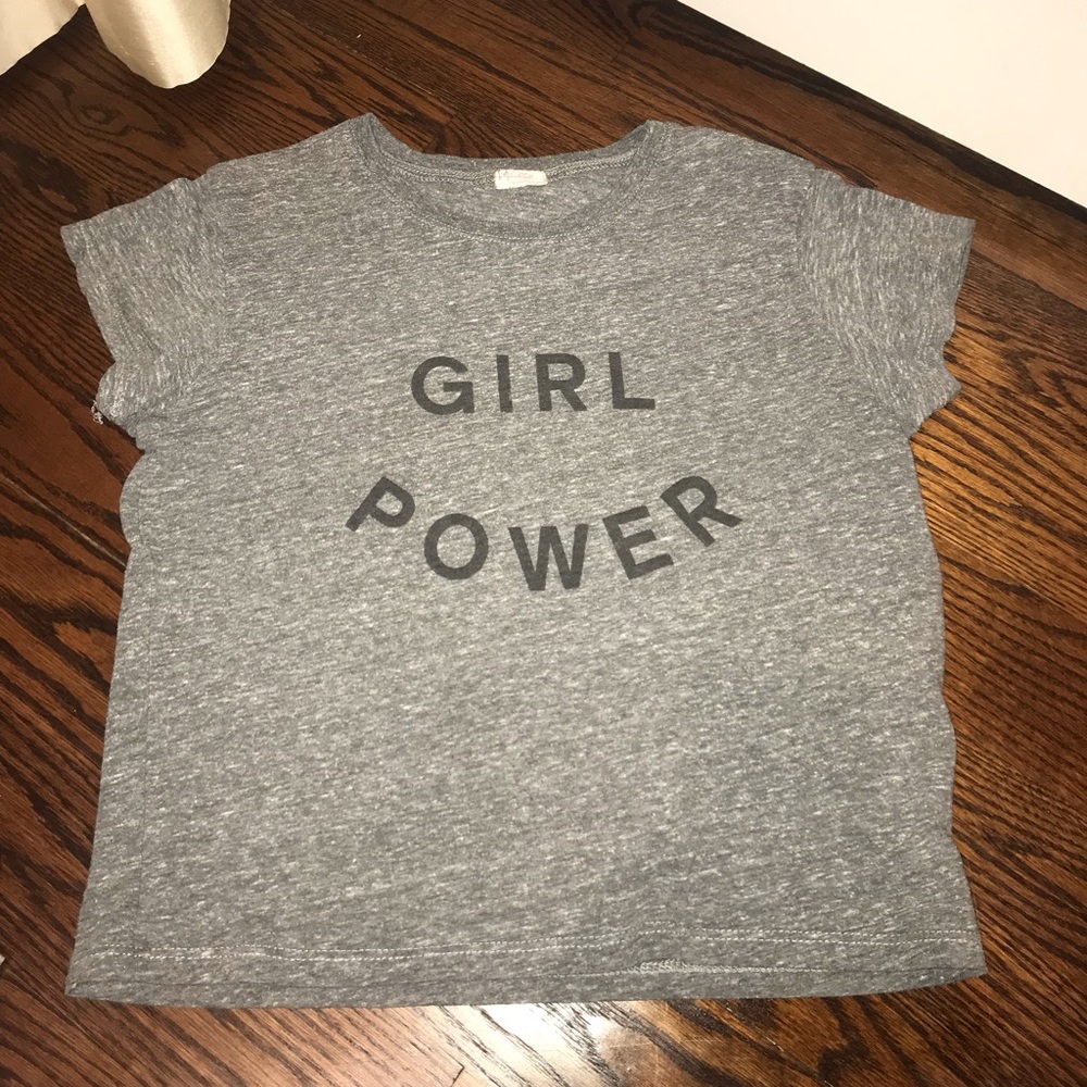 grey brandy “girl power” t-shirt